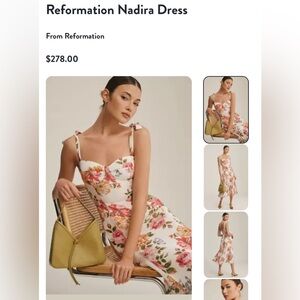 Reformation Nadira Dress Size 10